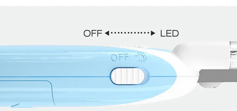 Electric Pet Nail Clippers with LED Light