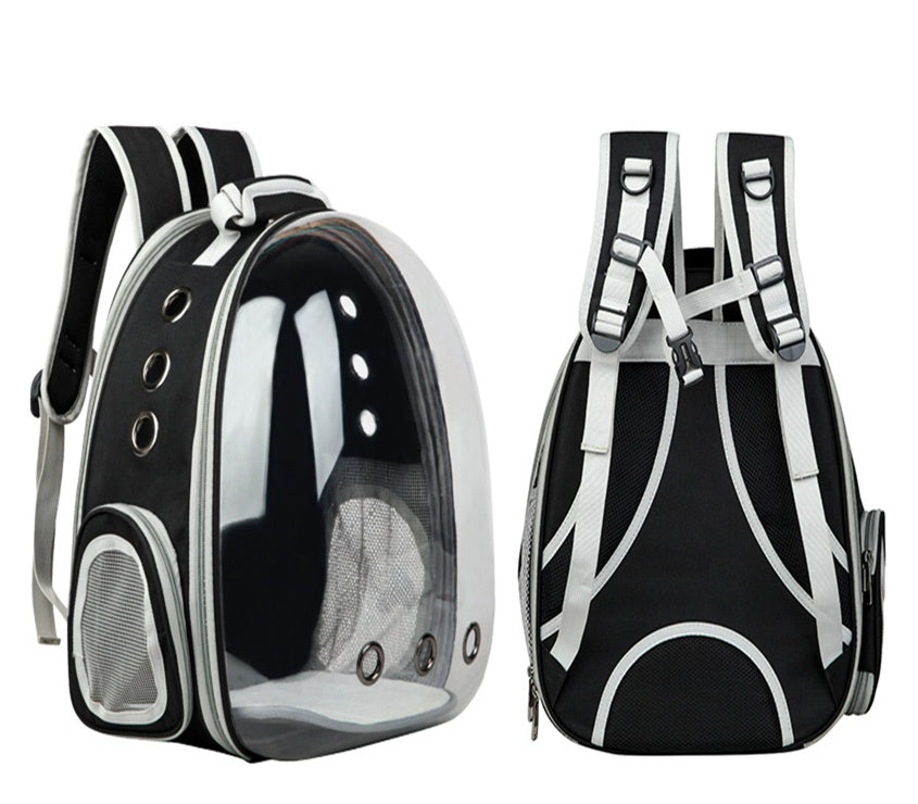 Trendy Transparent Space Capsule Pet Backpack