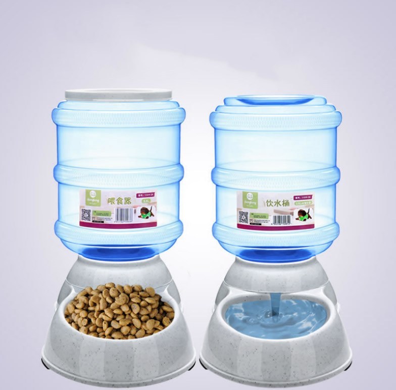 Large Capacity Automatic Pet Feeder & Water Fountain