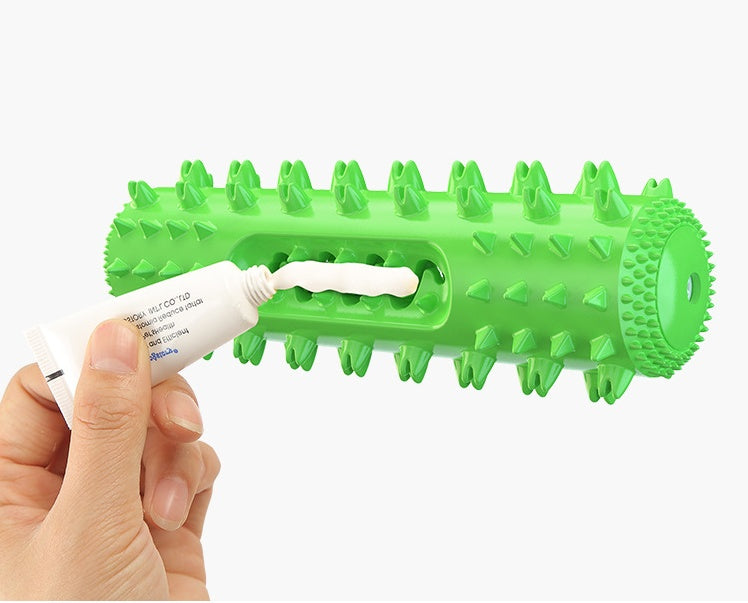 Pet Dog Teething Chew Stick with Toothbrush Feature