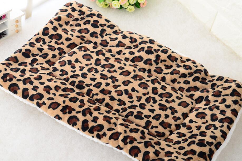 Leopard Print Dog Blanket Mat