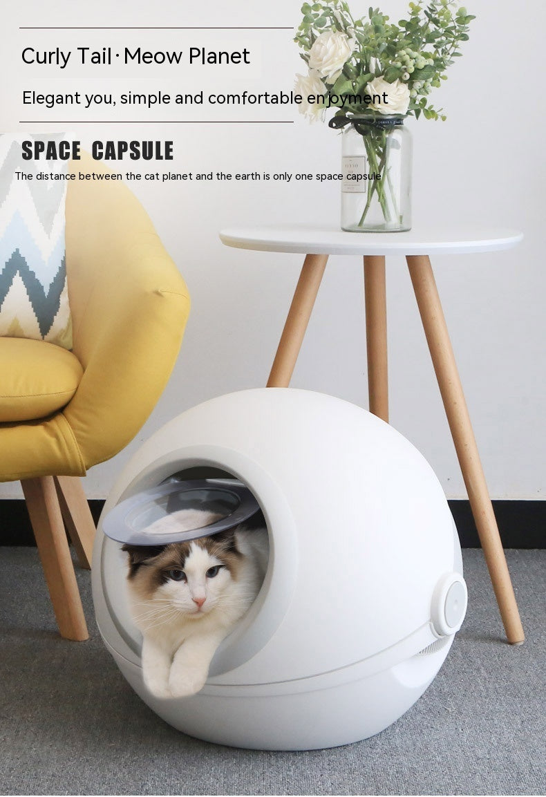 Fully Enclosed Cat Toilet