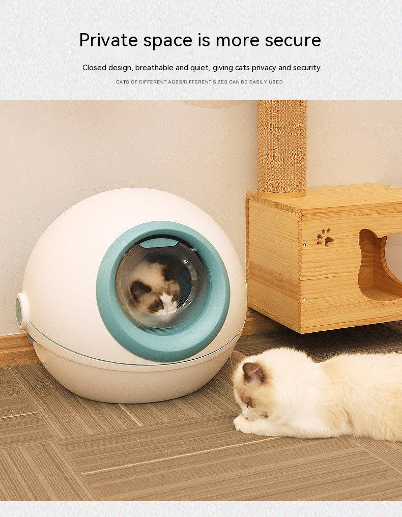 Fully Enclosed Cat Toilet