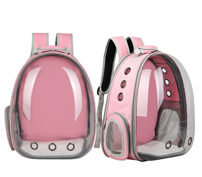Trendy Transparent Space Capsule Pet Backpack
