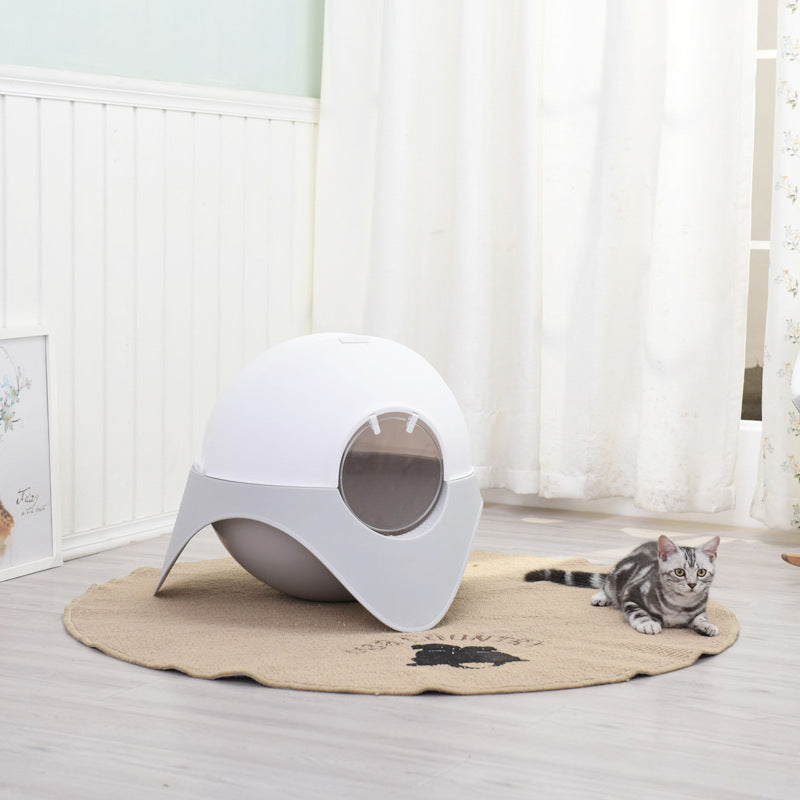 Fully Enclosed Large Cat Toilet