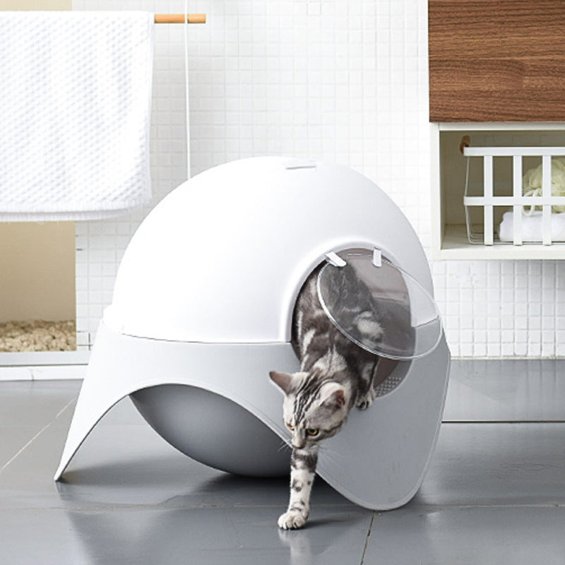 Fully Enclosed Large Cat Toilet