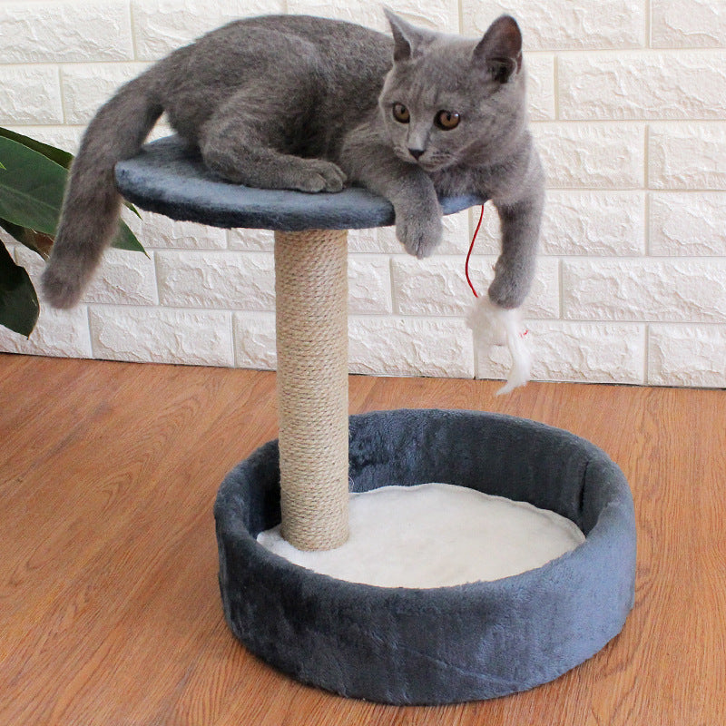 Small Cat Tree with Sisal Toy
