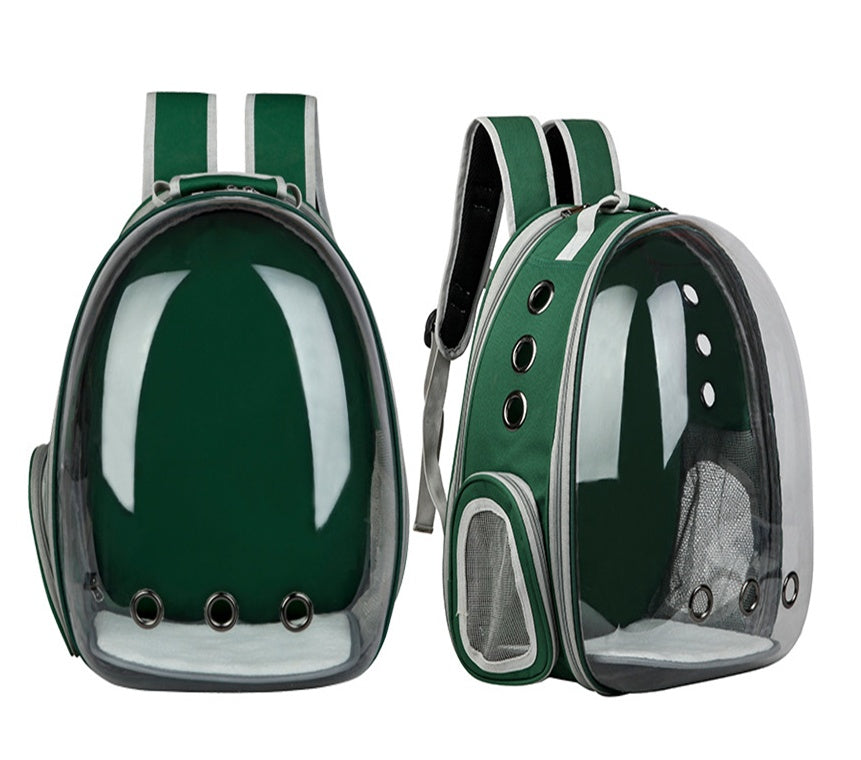 Trendy Transparent Space Capsule Pet Backpack
