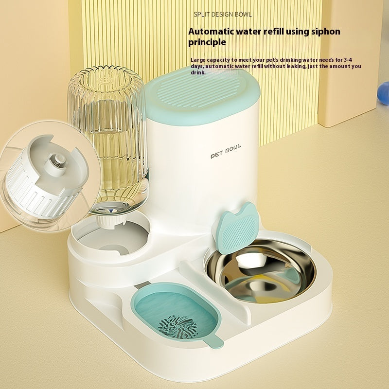 Automatic Cat Feeder and Water Fountain
