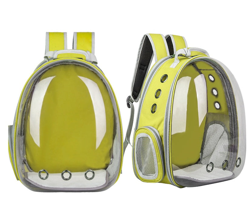Trendy Transparent Space Capsule Pet Backpack