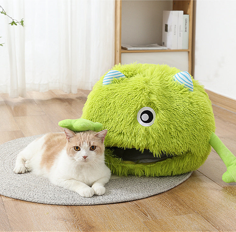 Fluffy Cat Bed for Indoor Cats