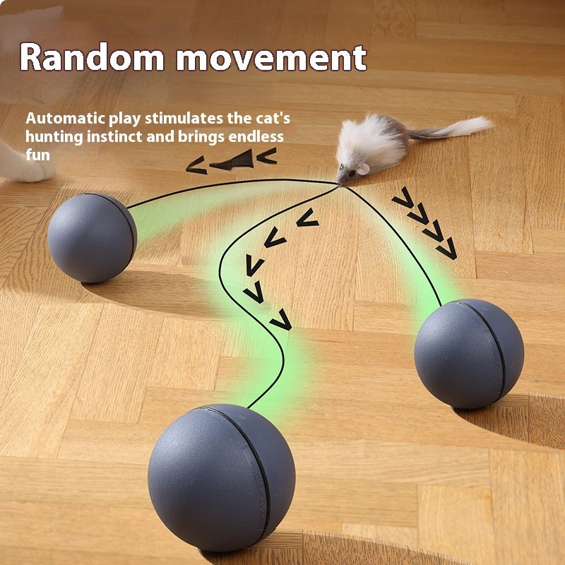 Interactive Electric Mouse Teaser Ball for Cats