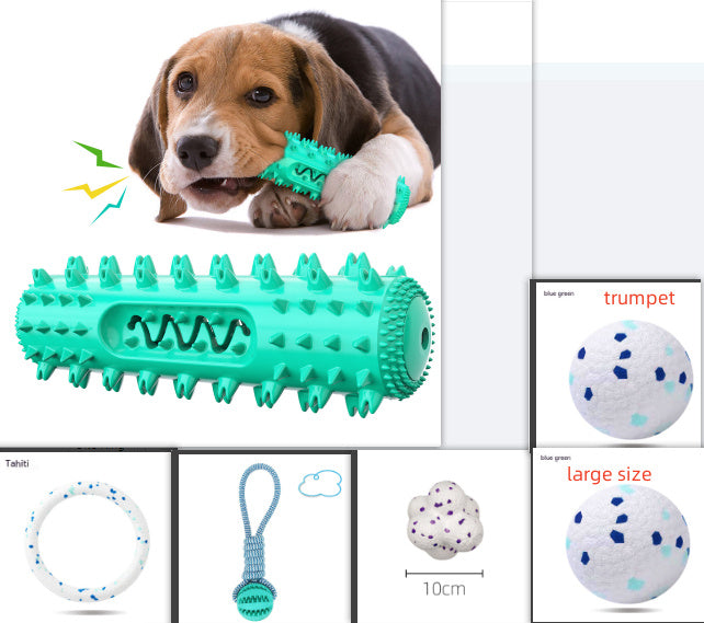 Pet Dog Teething Chew Stick with Toothbrush Feature