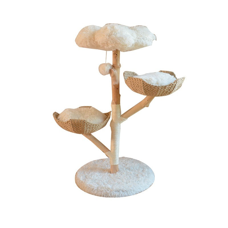 Solid Wood Cat Tree from Natural Fruit Tree