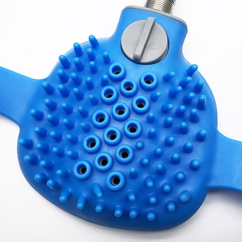 Outdoor Pet Shower & Bath Brush