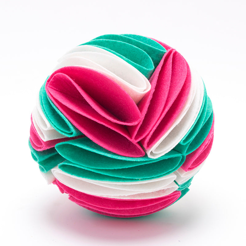 Foldable Dog Snuffle Ball – IQ Boosting Training Toy