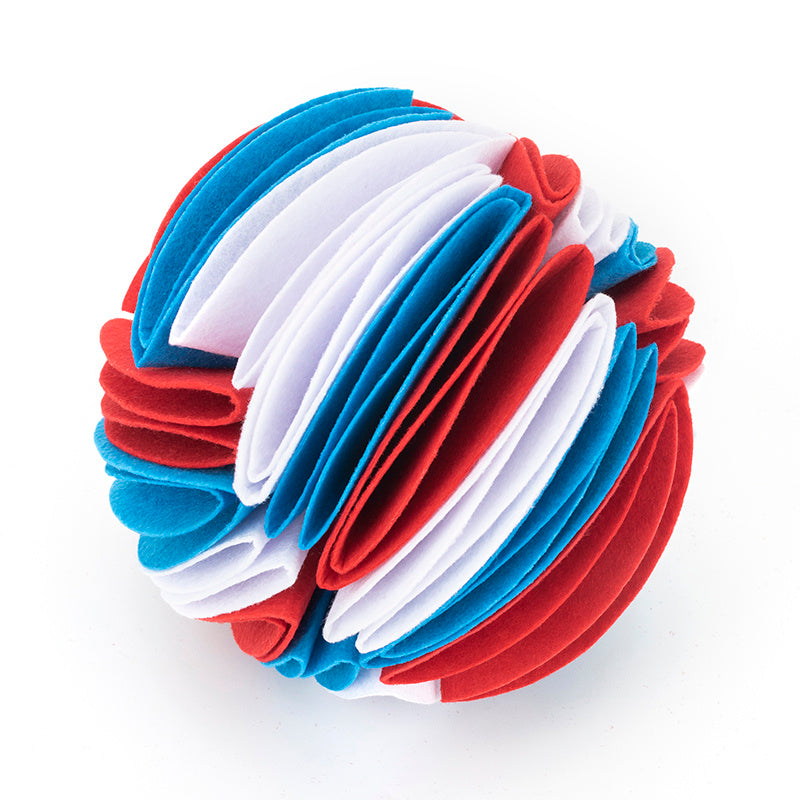 Foldable Dog Snuffle Ball – IQ Boosting Training Toy