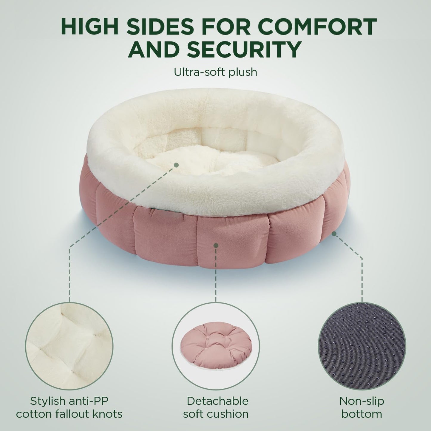 Donut Dog Bed for Small Cat
