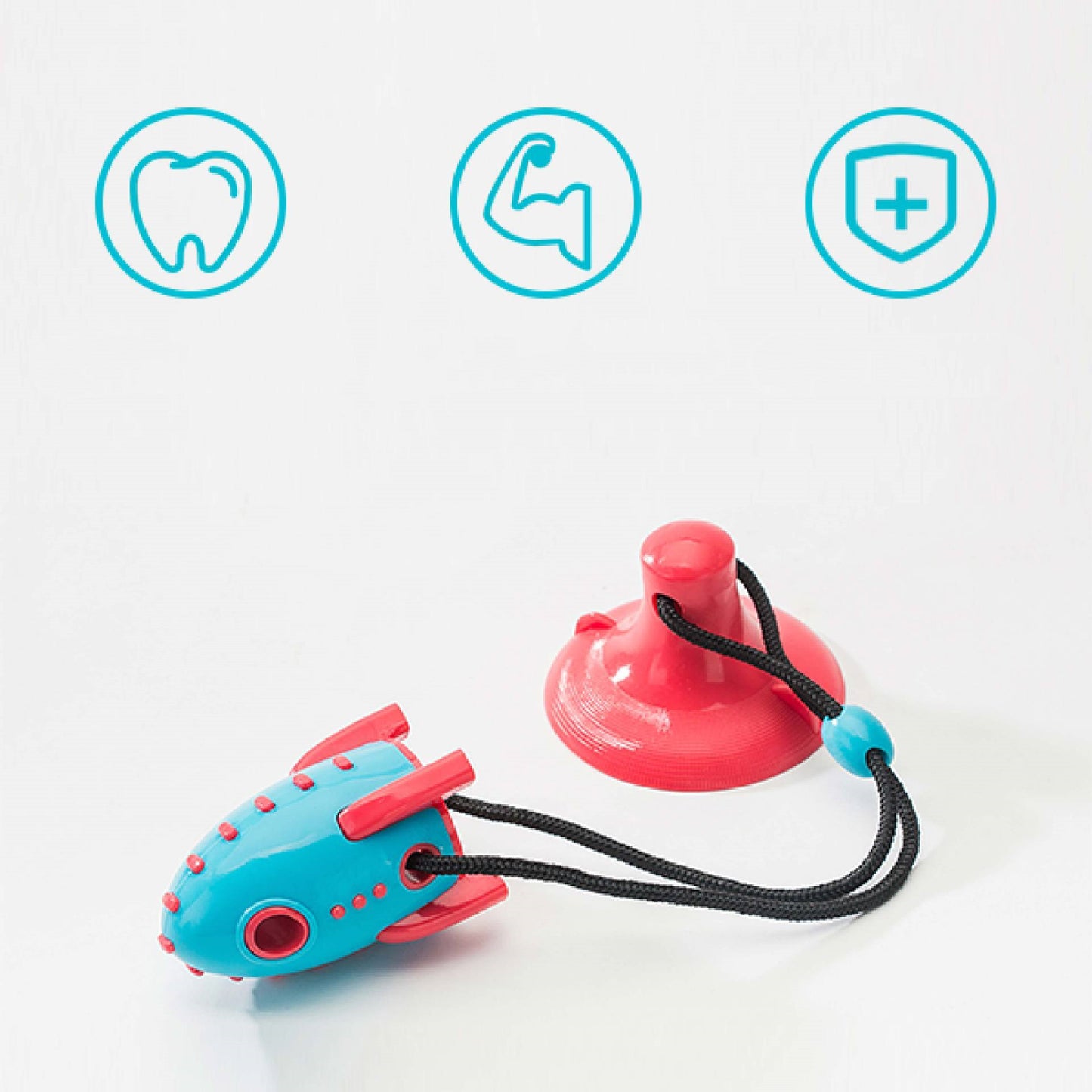Rocket Dog Toy – Food Dispensing & Bite-Resistant