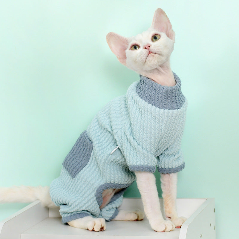 Chic Four-Legged Cat Outfit
