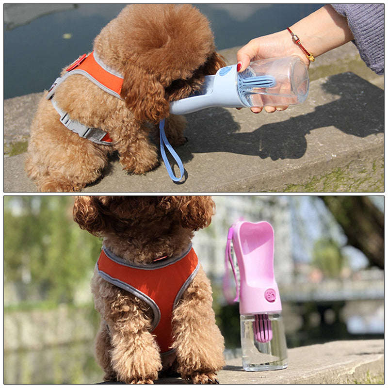Pet Dog Water Bottle Portable Feeder