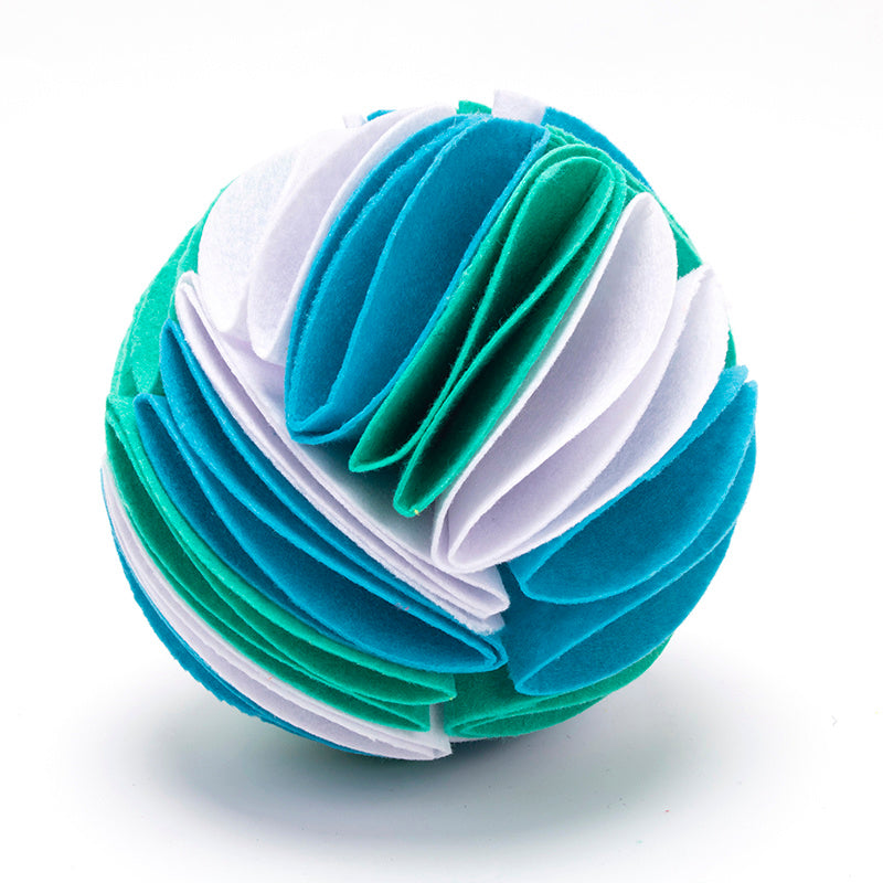 Foldable Dog Snuffle Ball – IQ Boosting Training Toy