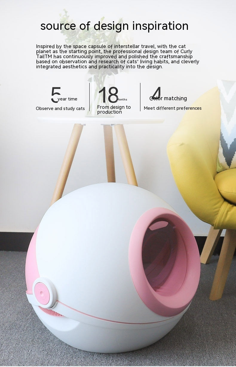 Fully Enclosed Cat Toilet
