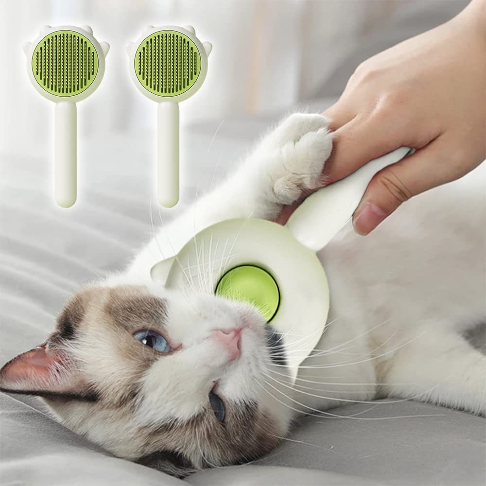 Pet Hair Cleaner Brush with Release Button