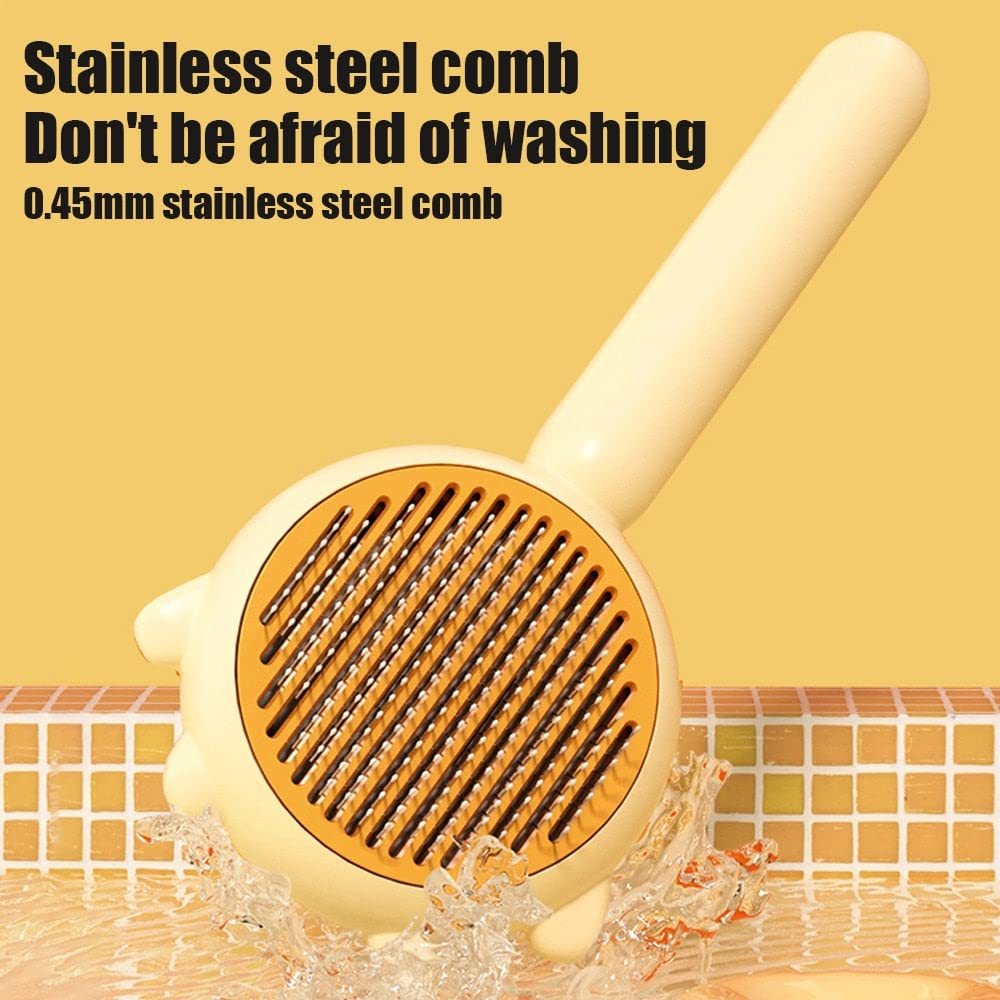Pet Hair Cleaner Brush with Release Button