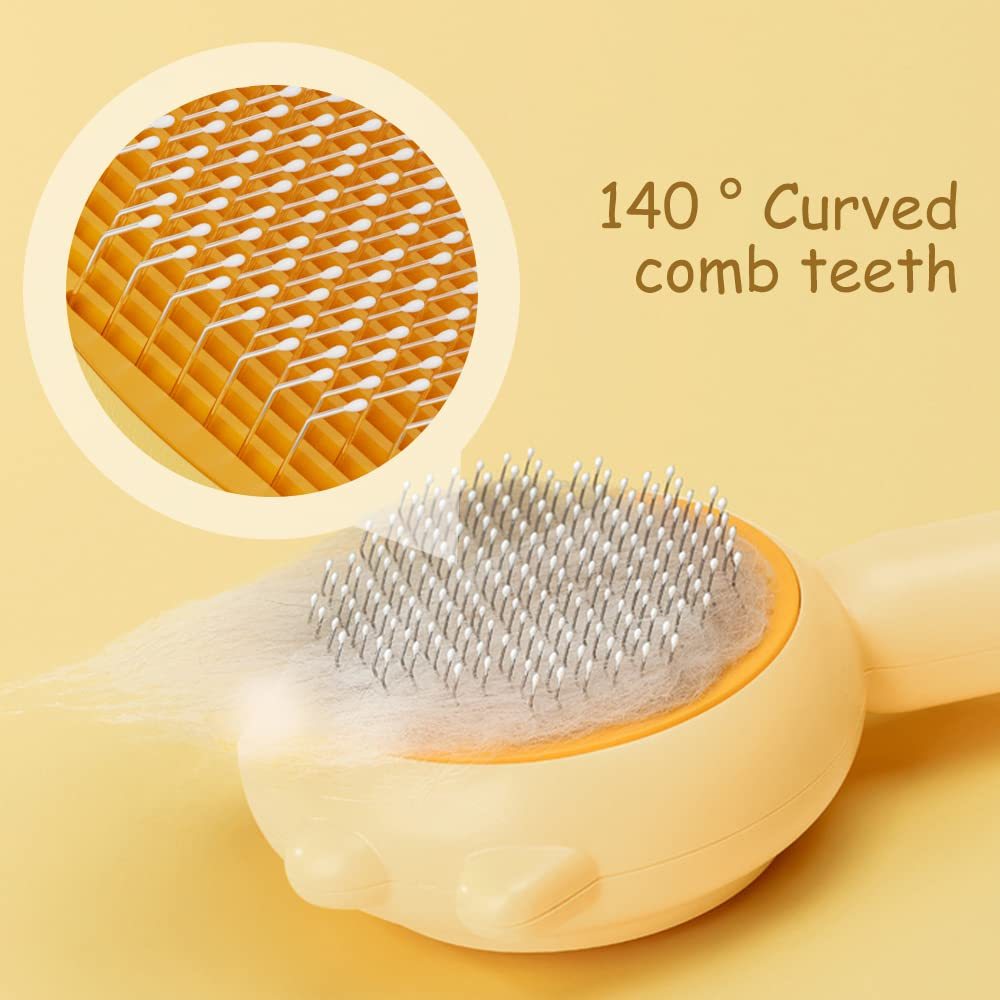Pet Hair Cleaner Brush with Release Button