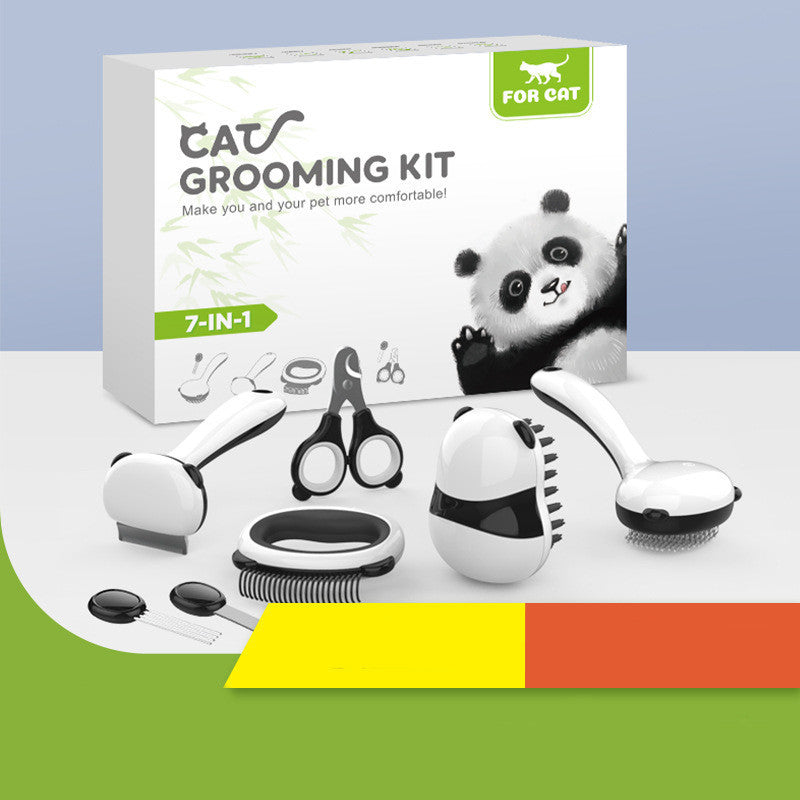 Panda Grooming Kit for Cats