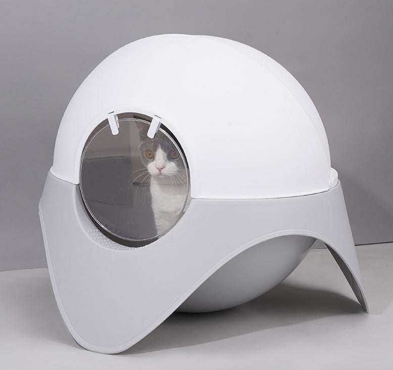Fully Enclosed Large Cat Toilet