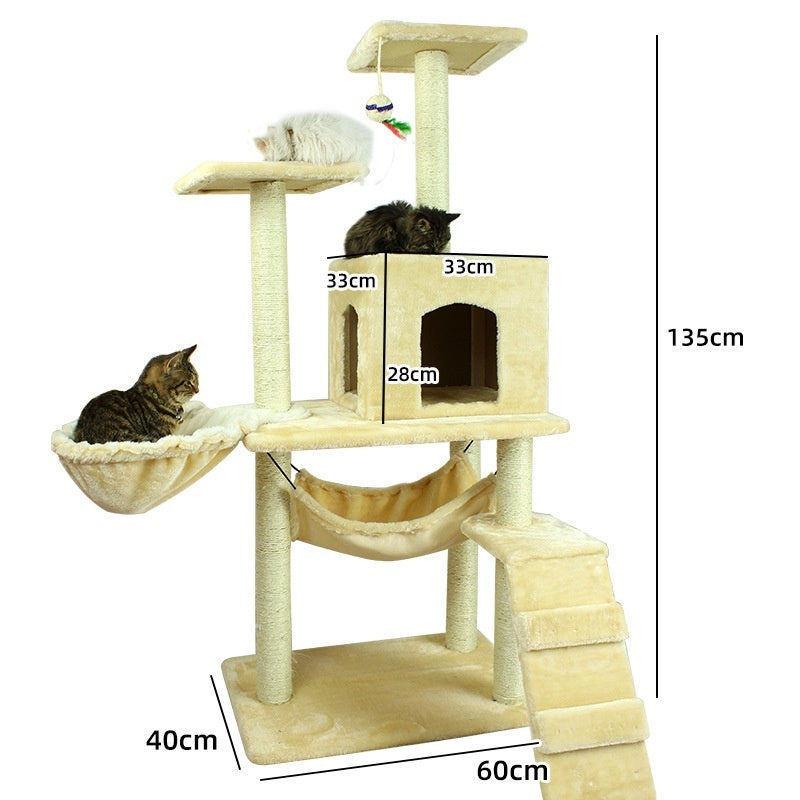Cat Climbing Tree with Scratching Post