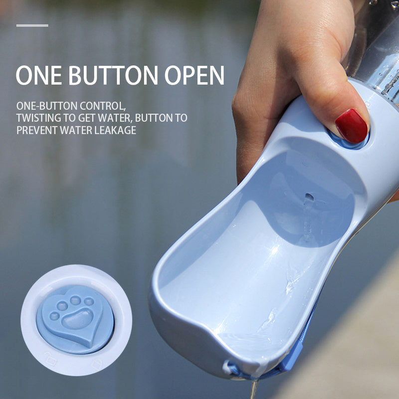 Pet Dog Water Bottle Portable Feeder