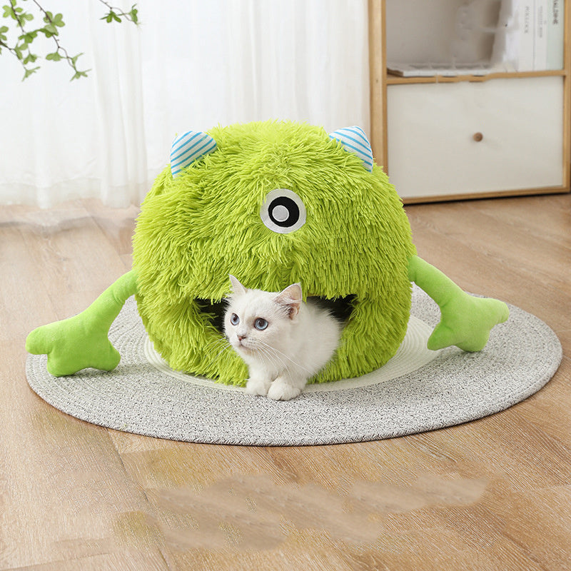 Fluffy Cat Bed for Indoor Cats