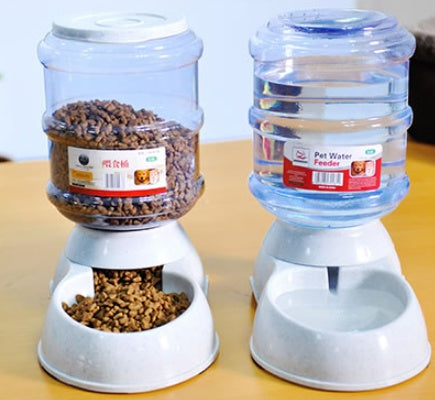 Large Capacity Automatic Pet Feeder & Water Fountain