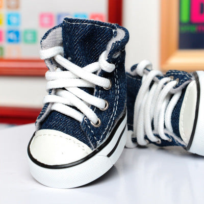 Dog Converse-style shoes