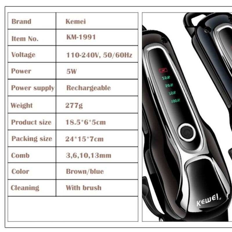 Rechargeable Pet Hair Clippe