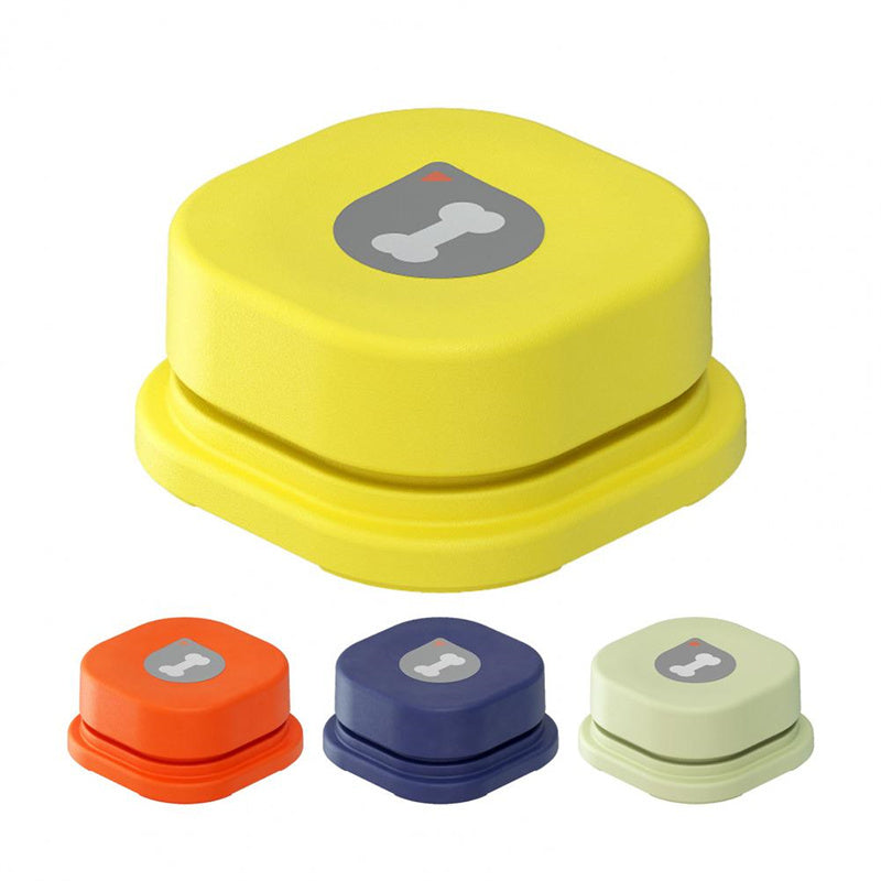 Pet Talking Button Toy – 4 Colors, Recordable & Interactive