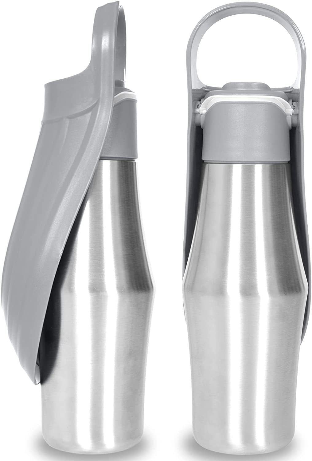 Soft Silicone Leaf Design Dog Water Bottle