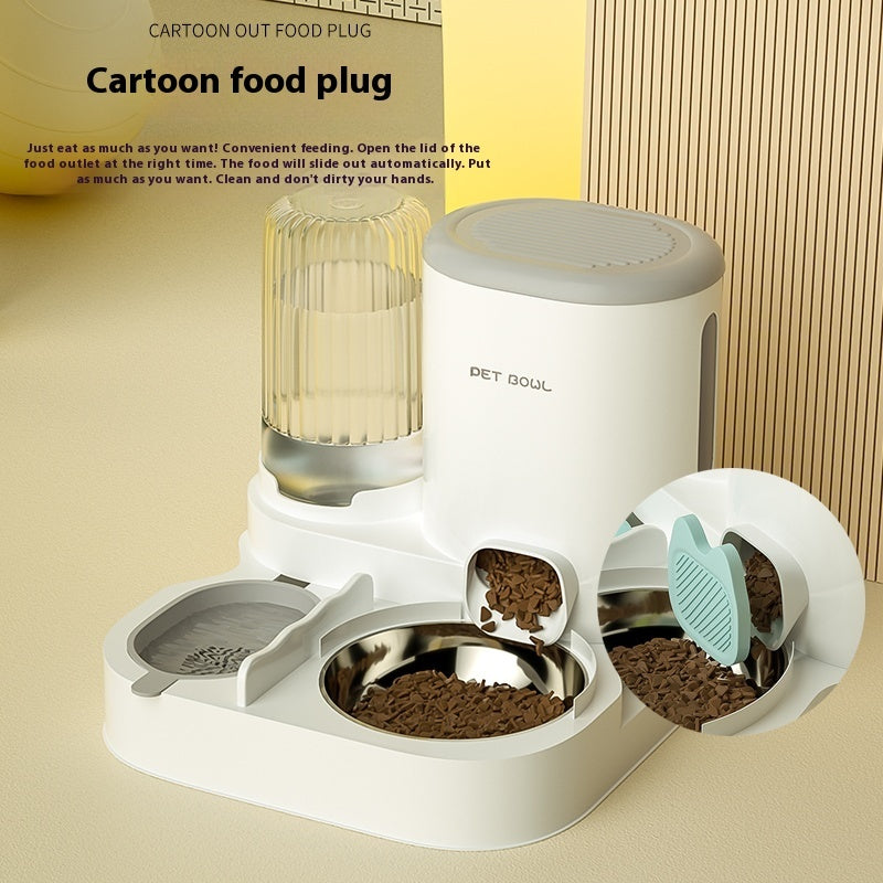 Automatic Cat Feeder and Water Fountain