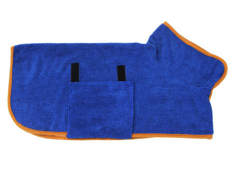 Absorbent Microfiber Pet Bathrobe