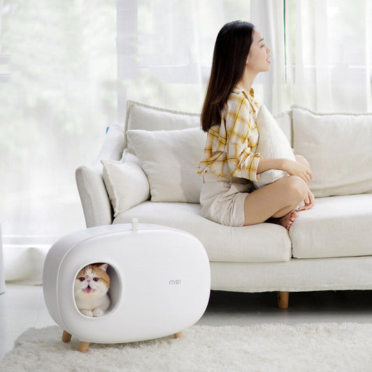 Home-Style Large Cat Litter Box