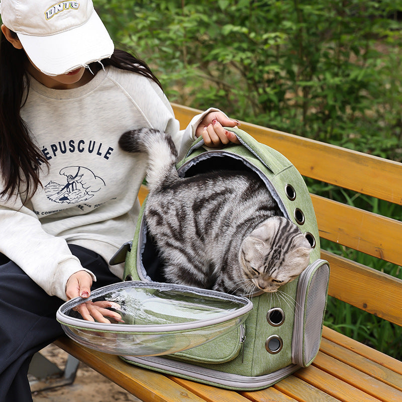 Portable Transparent Space Capsule Backpack