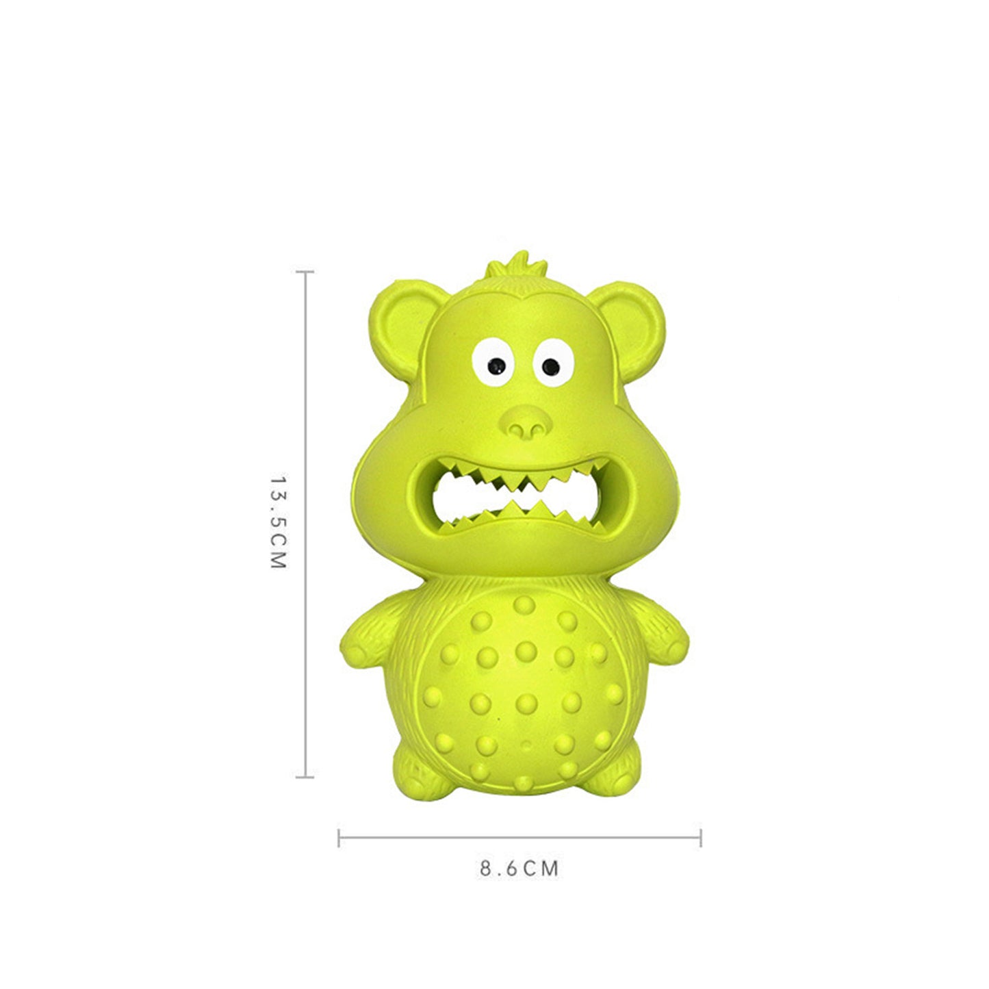 Chew Toy – Durable Natural Rubber Interactive Squeaky Toy