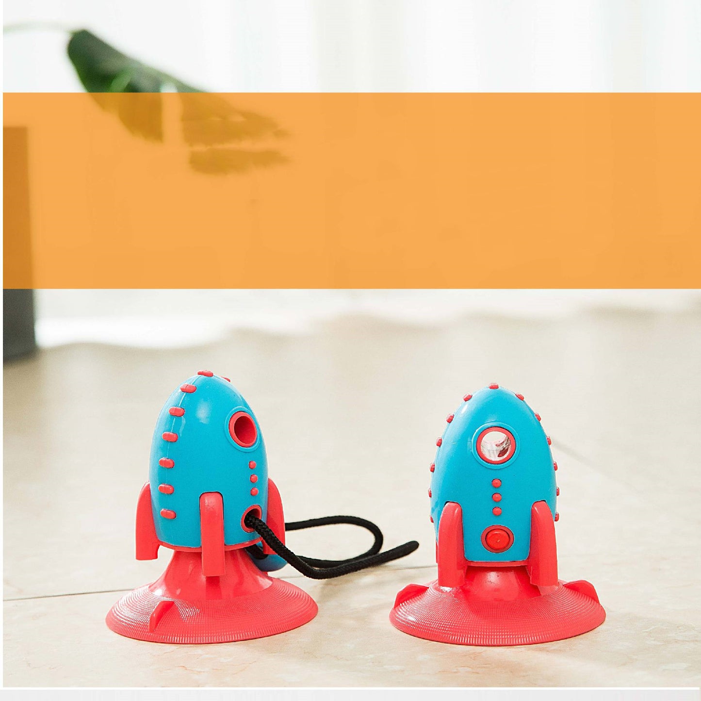 Rocket Dog Toy – Food Dispensing & Bite-Resistant