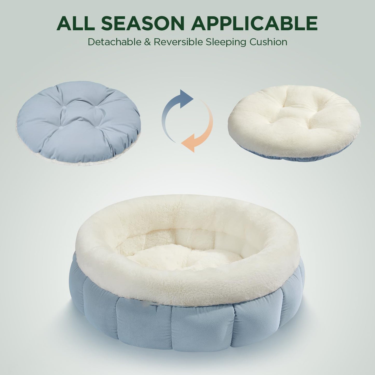 Donut Dog Bed for Small Cat
