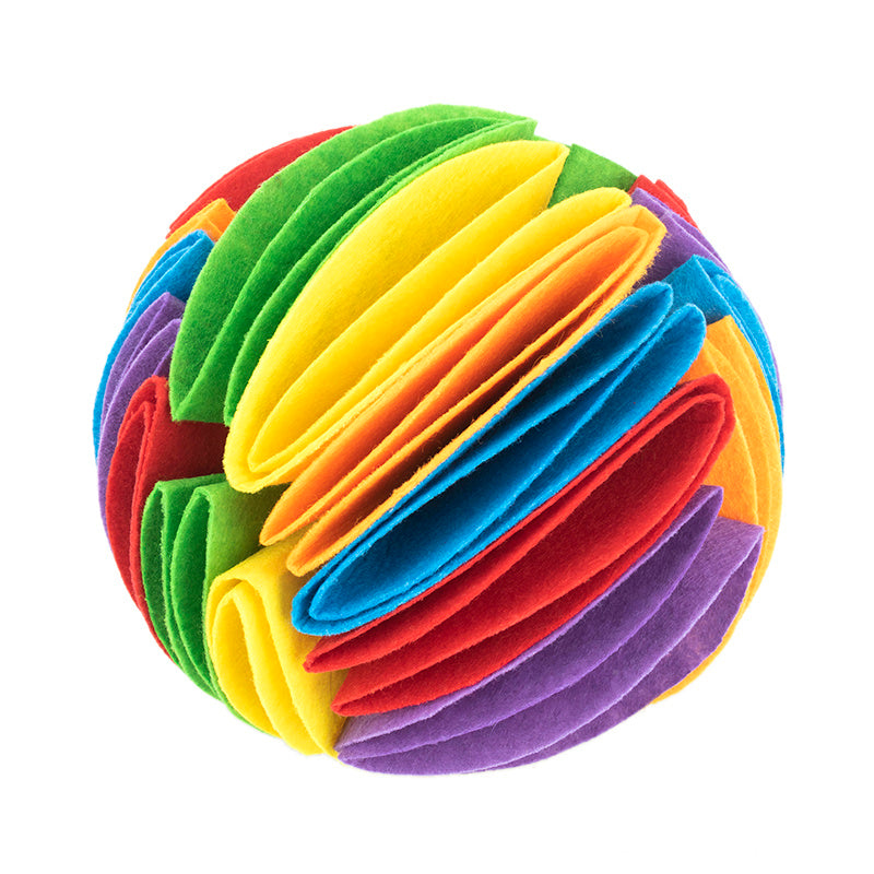 Foldable Dog Snuffle Ball – IQ Boosting Training Toy