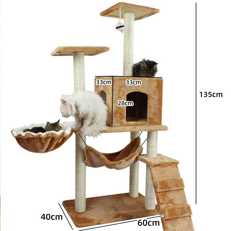 Cat Climbing Tree with Scratching Post