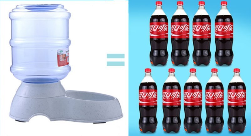 Large Capacity Automatic Pet Feeder & Water Fountain